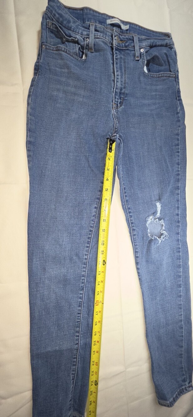 Levi's 721 Women's High Rise Skinny Jeans Blue Size 30x 30 Sku 178